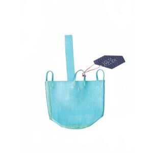 NEW VOLTA ATELIER women's navigli wristlet in turquoise metallic